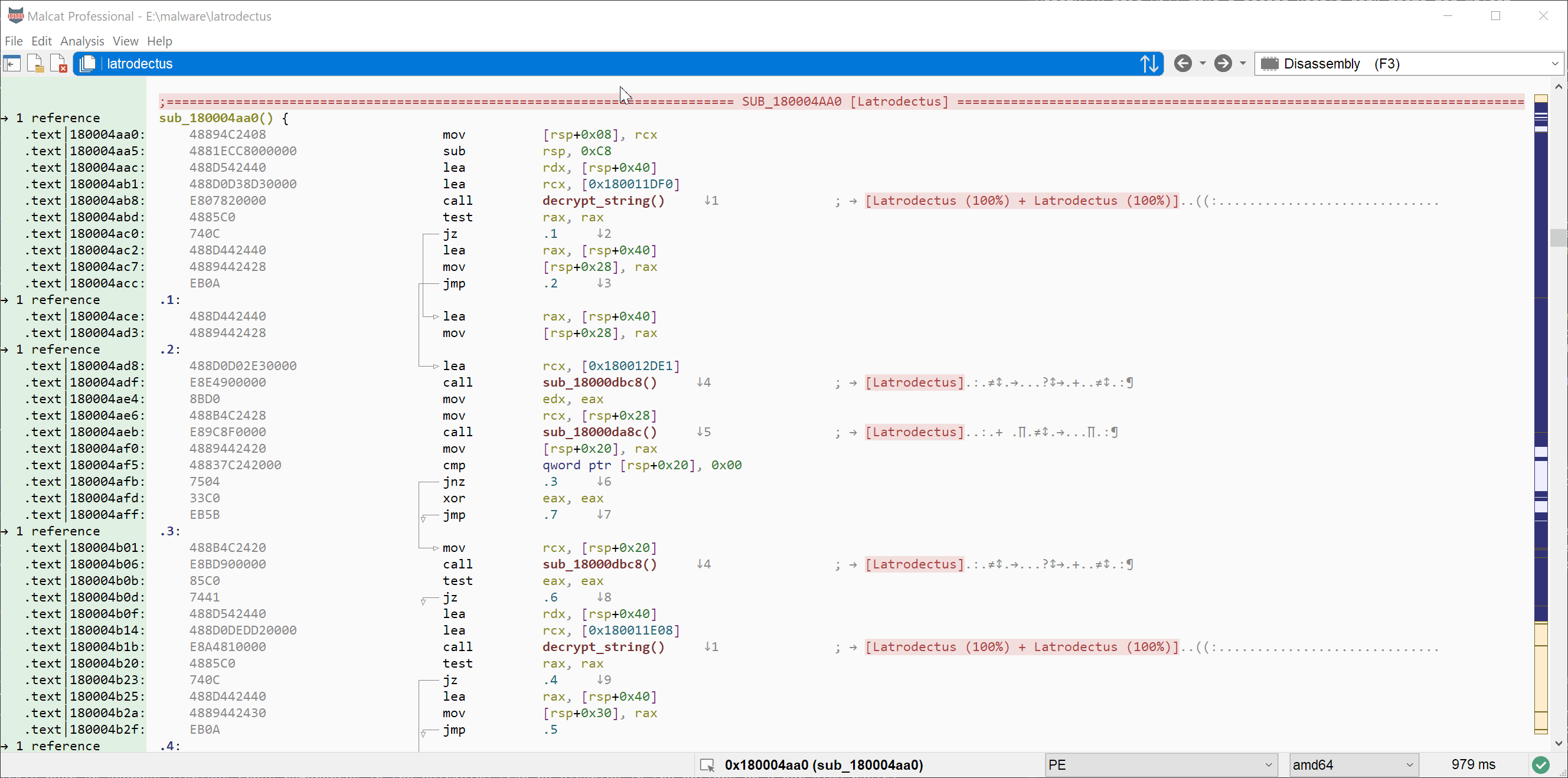 Highlighting of matching registers/variables/numbers