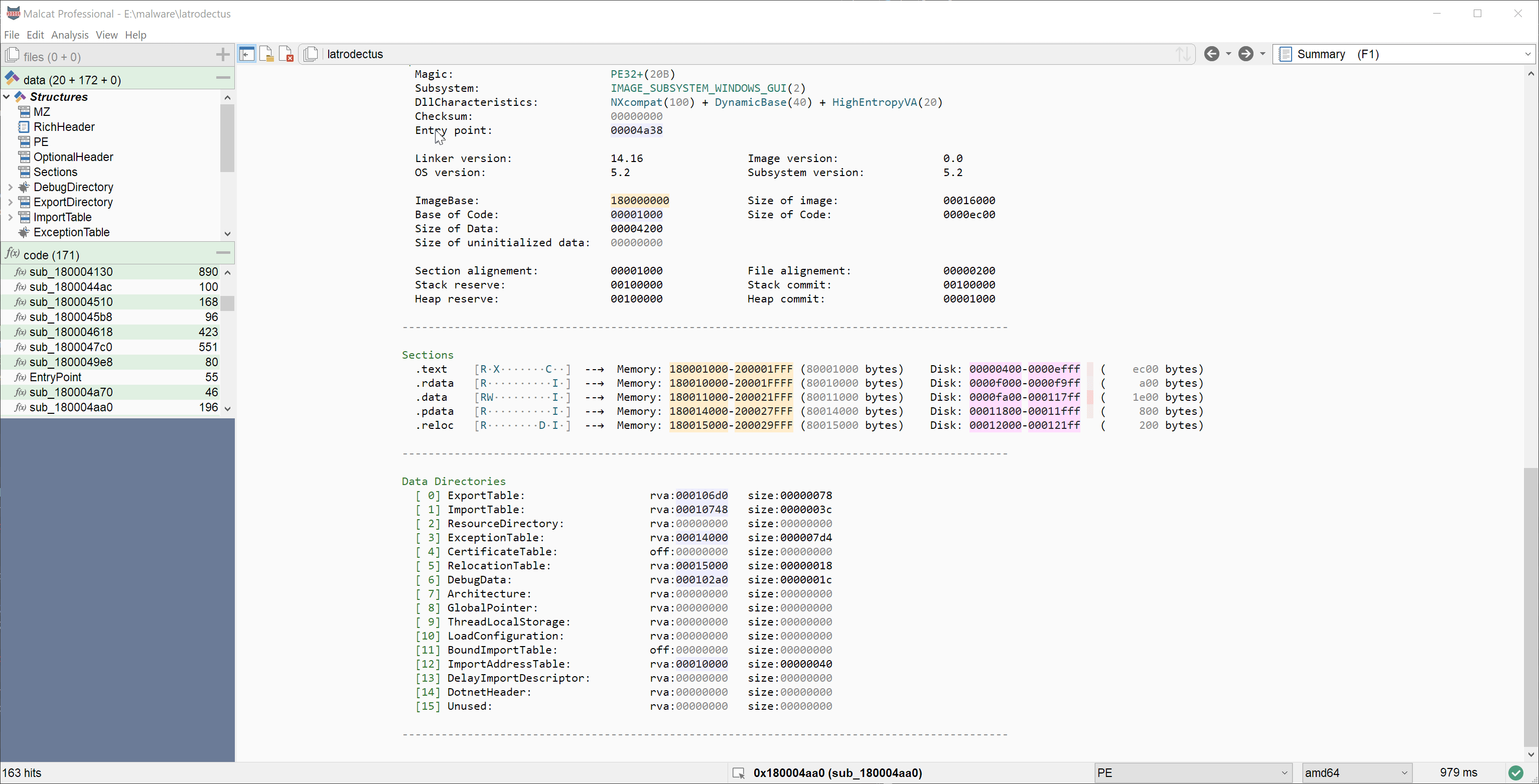 Code and data preview popup