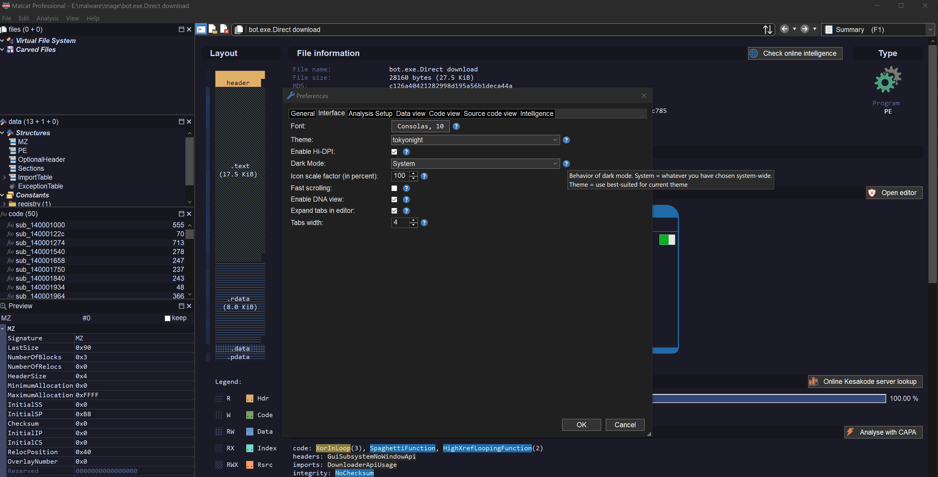 Dark Mode on Windows