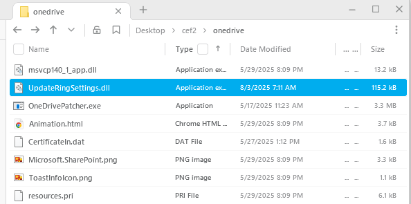 The "Onedrive" archive