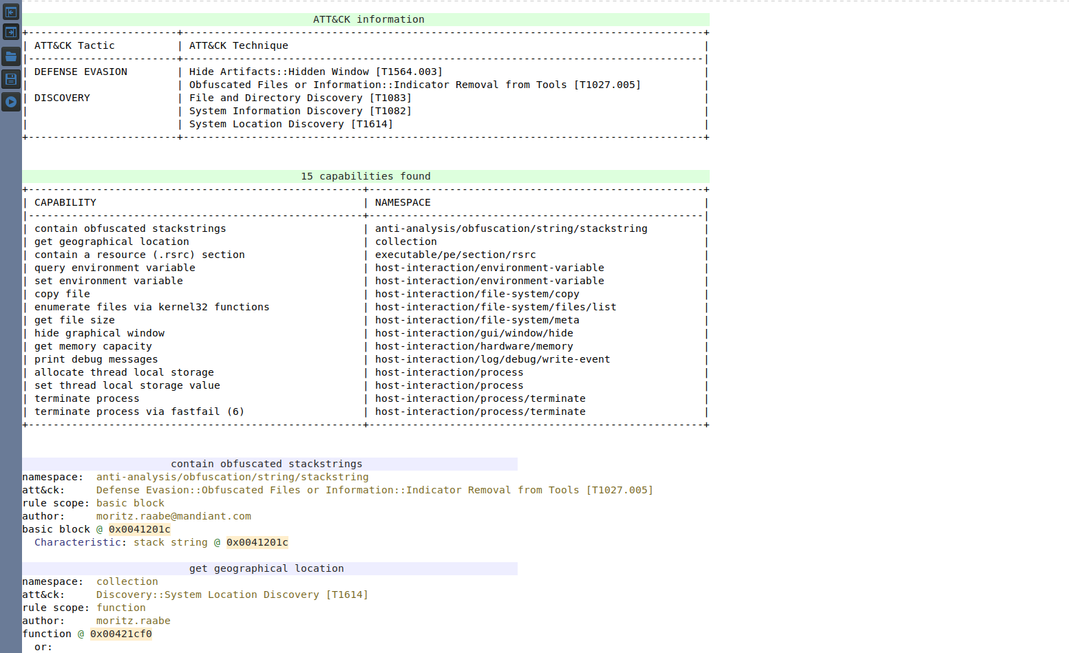 Running CAPA in Malcat