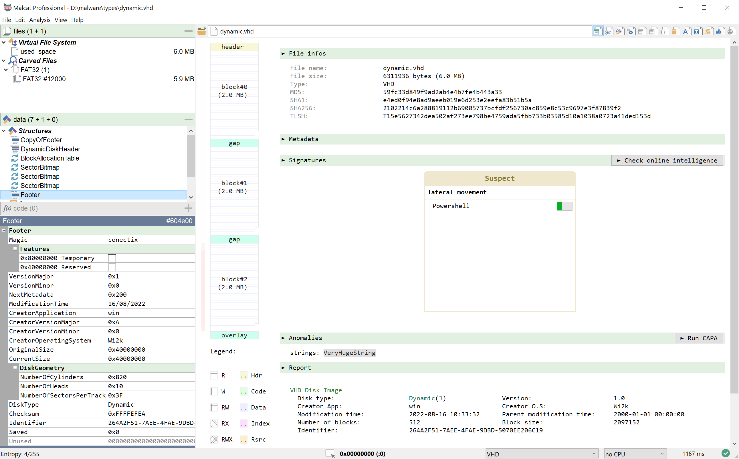 Analysing a malicious VHD image