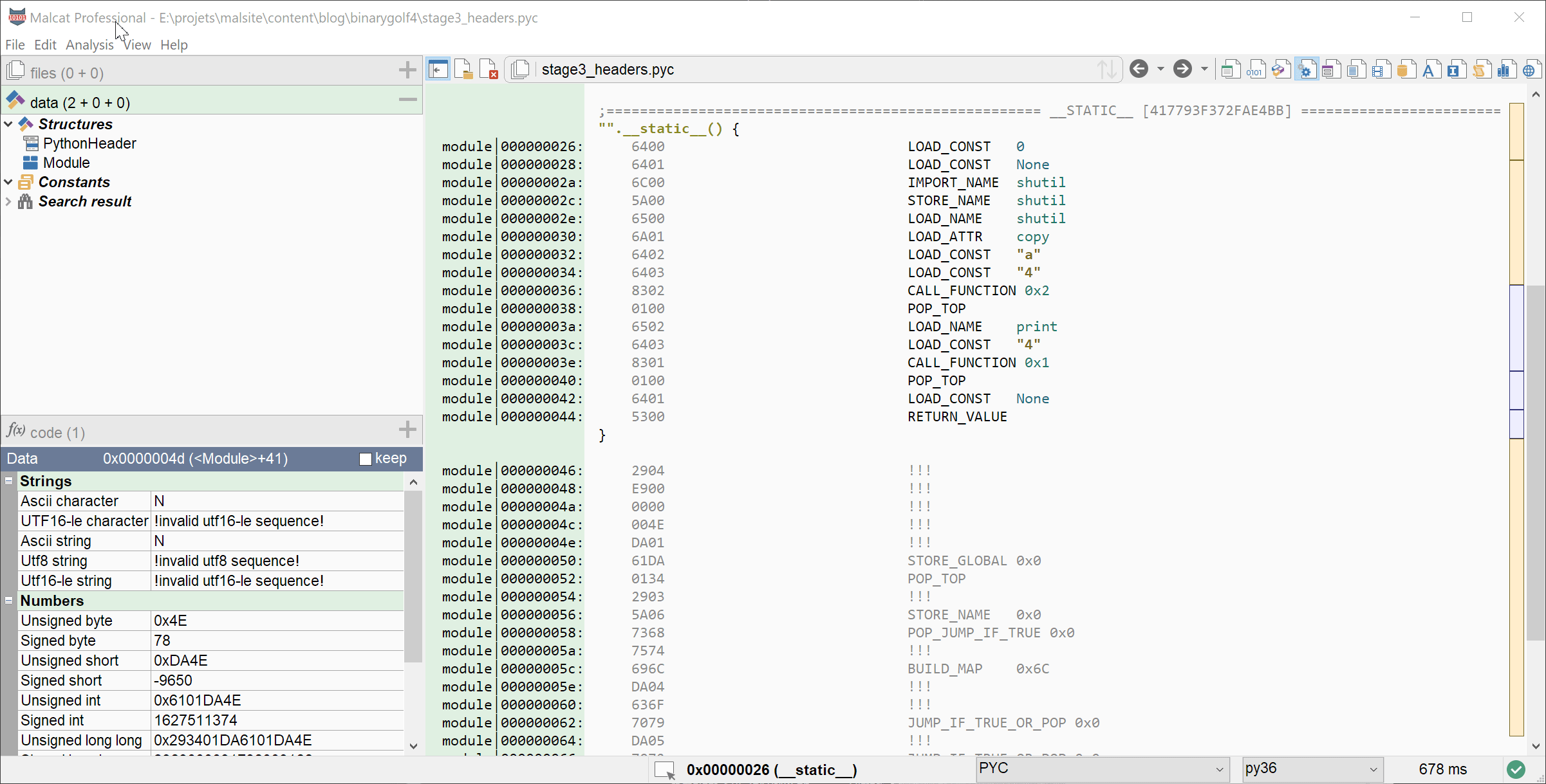Patching the bytecode to save 12 bytes