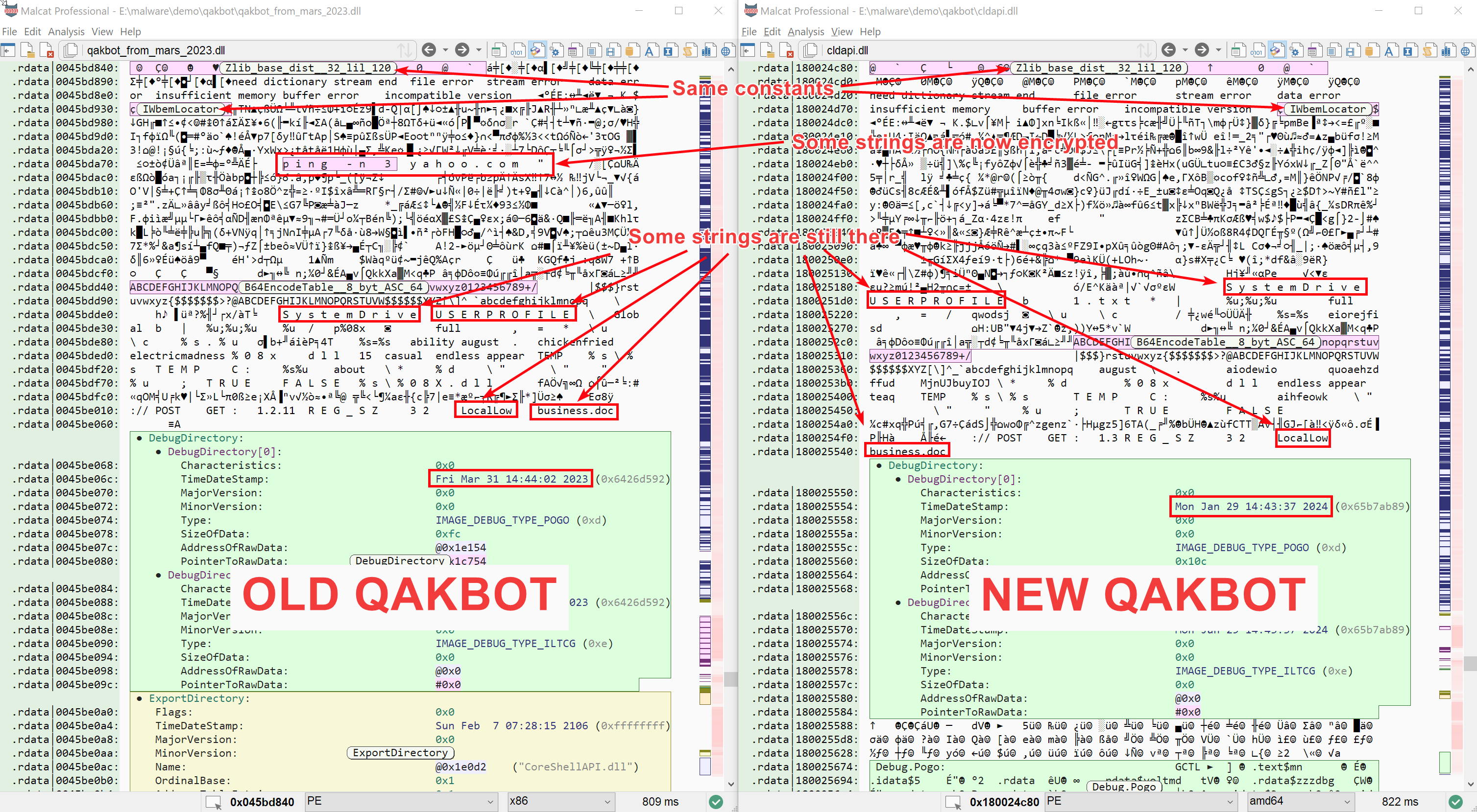 Writing a Qakbot 5.0 config extractor with Malcat